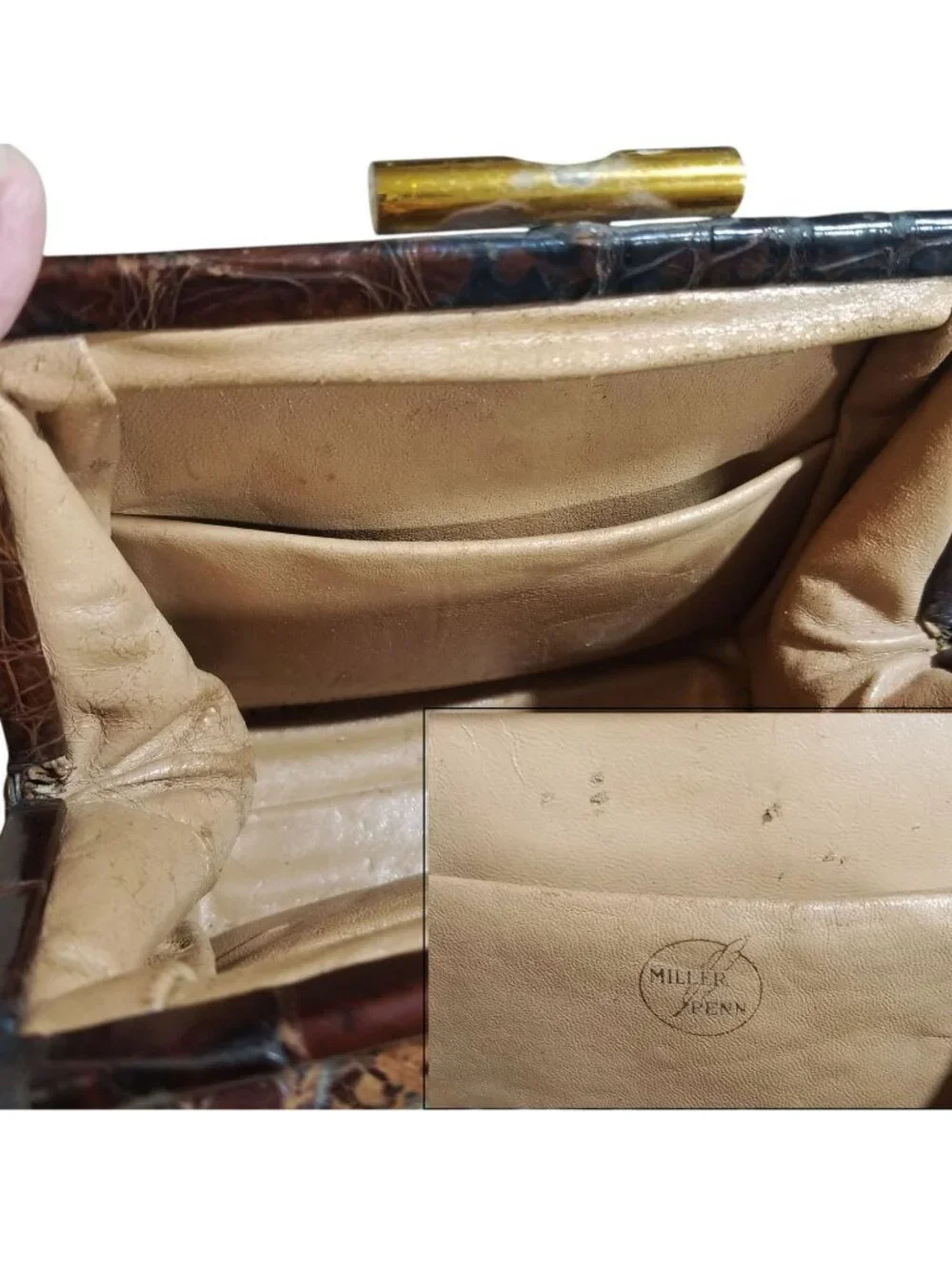 Lizard & Alligator Purses 40s-50s For Display, Costumes, or Use w/Strap Repair